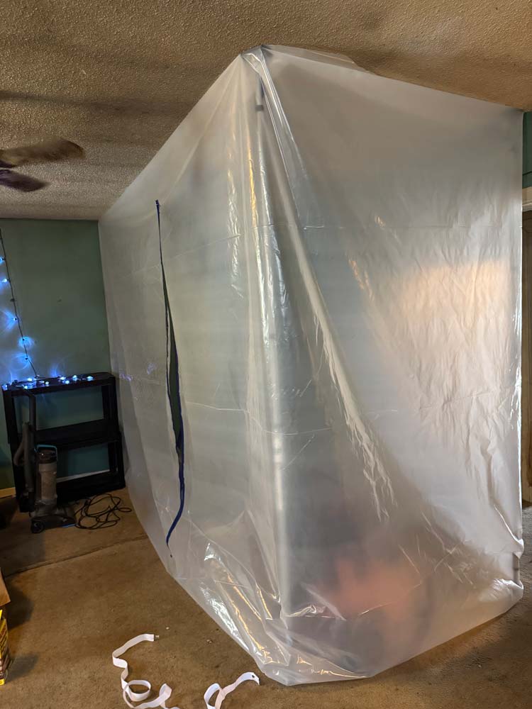 Cloud 9 Restoration - Containment for mold remediation